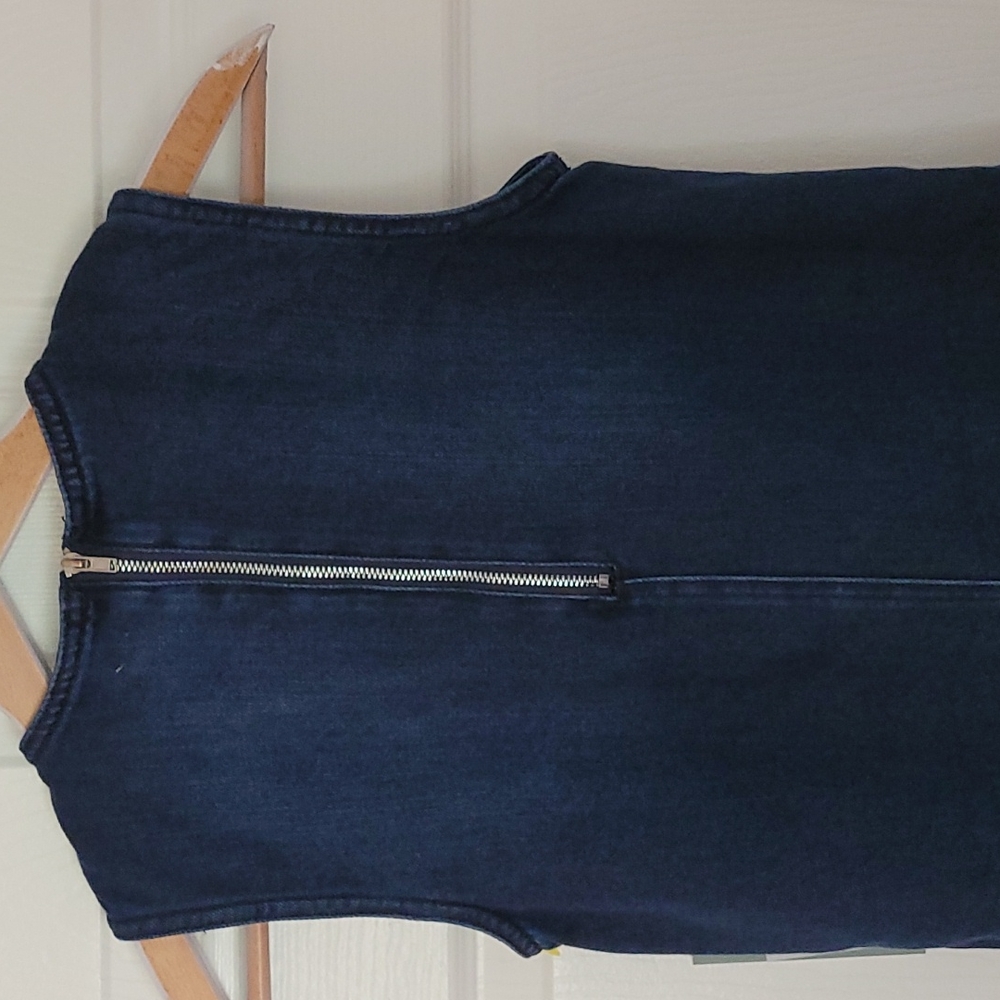 Tractr girls denim jean dress NWT, size large - Picture 7 of 9